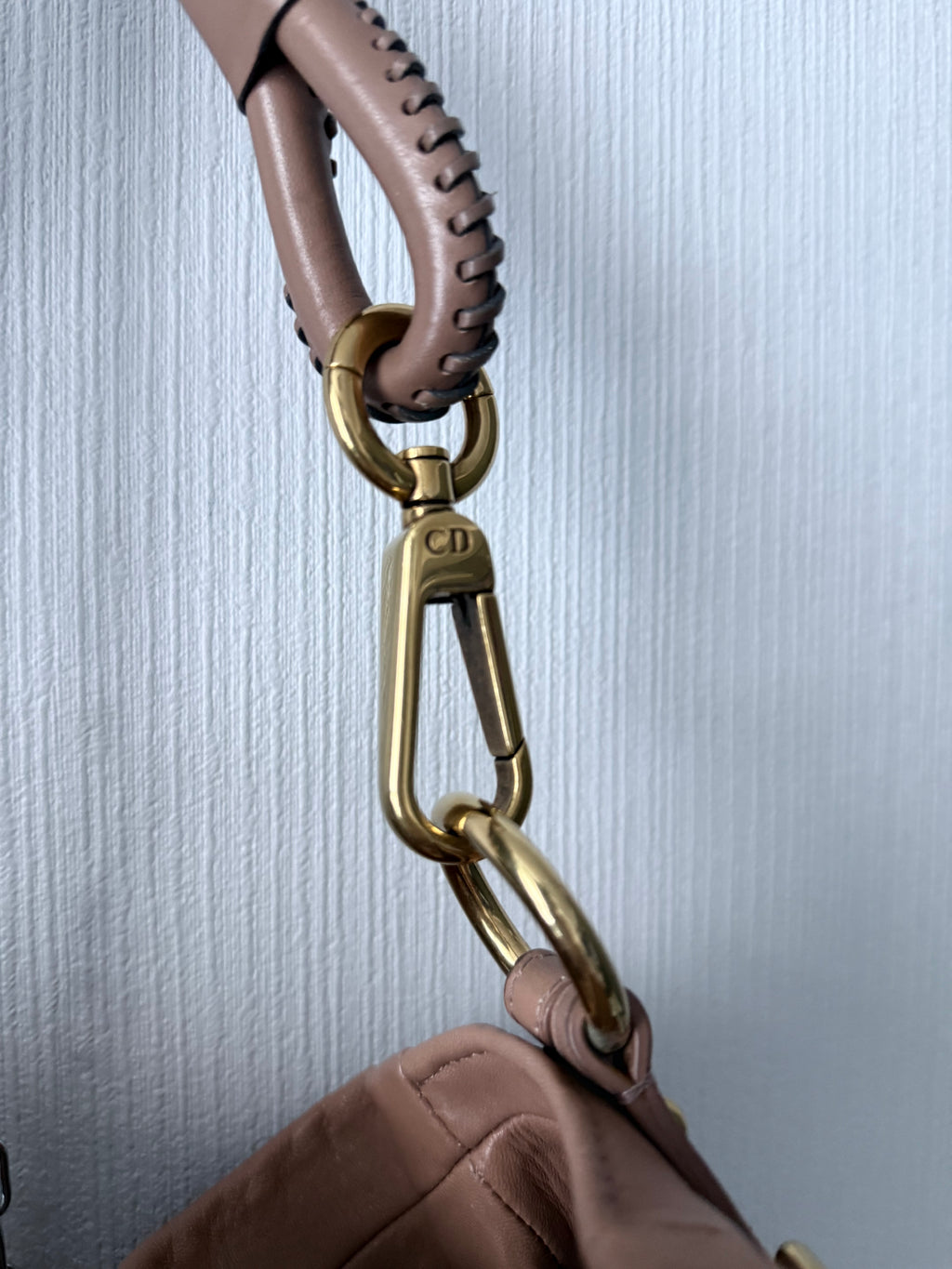 Christian Dior Libertine Large Lambskin Shoulder Hobo Bag