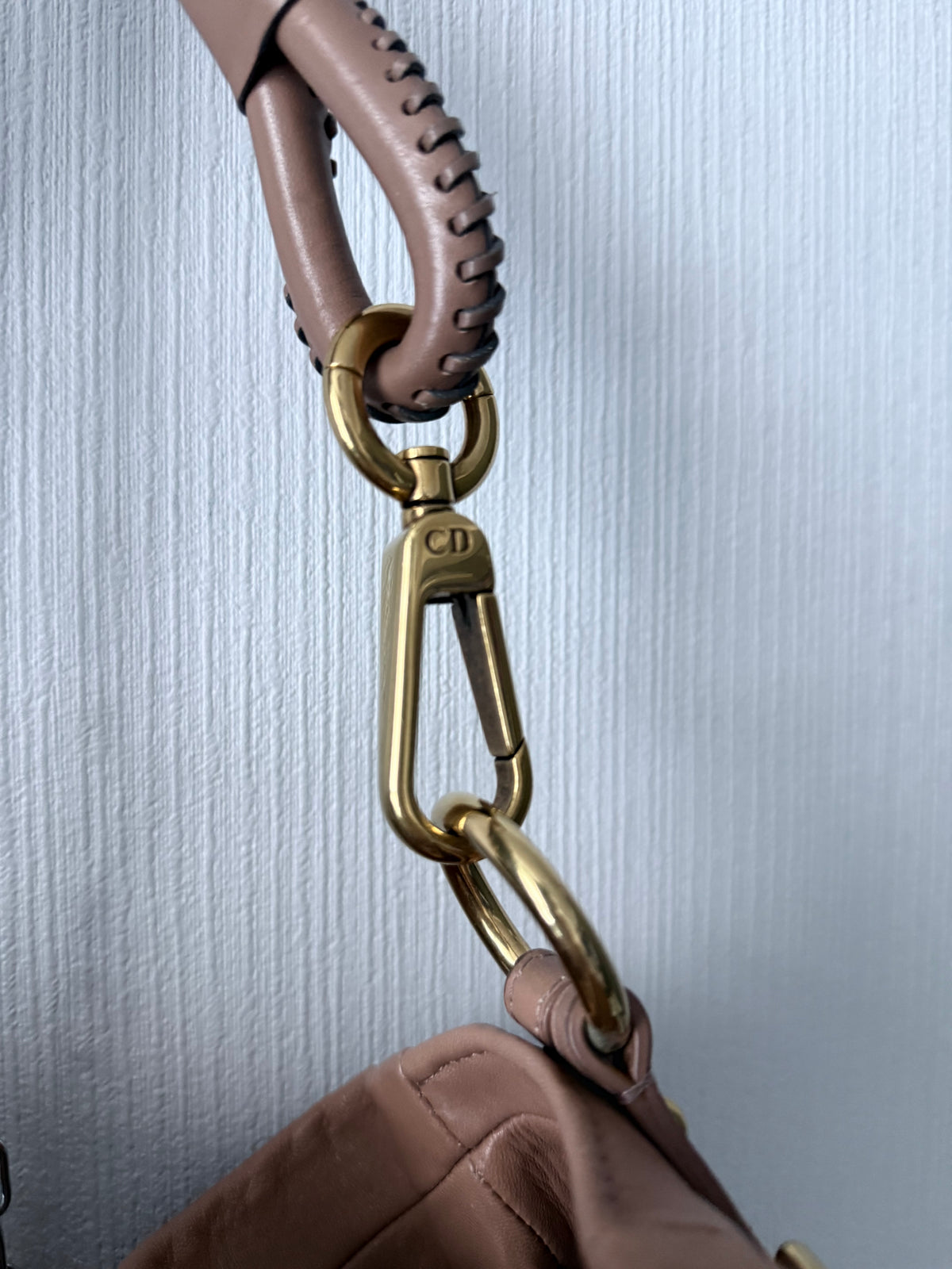 Christian Dior Libertine Large Lambskin Shoulder Hobo Bag