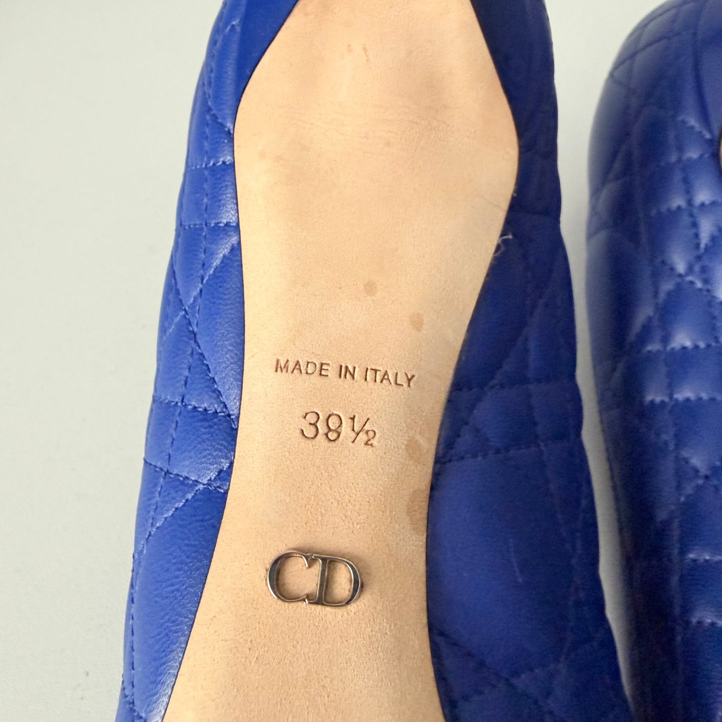 Dior Cannage Pumps Womens Leather Shoes