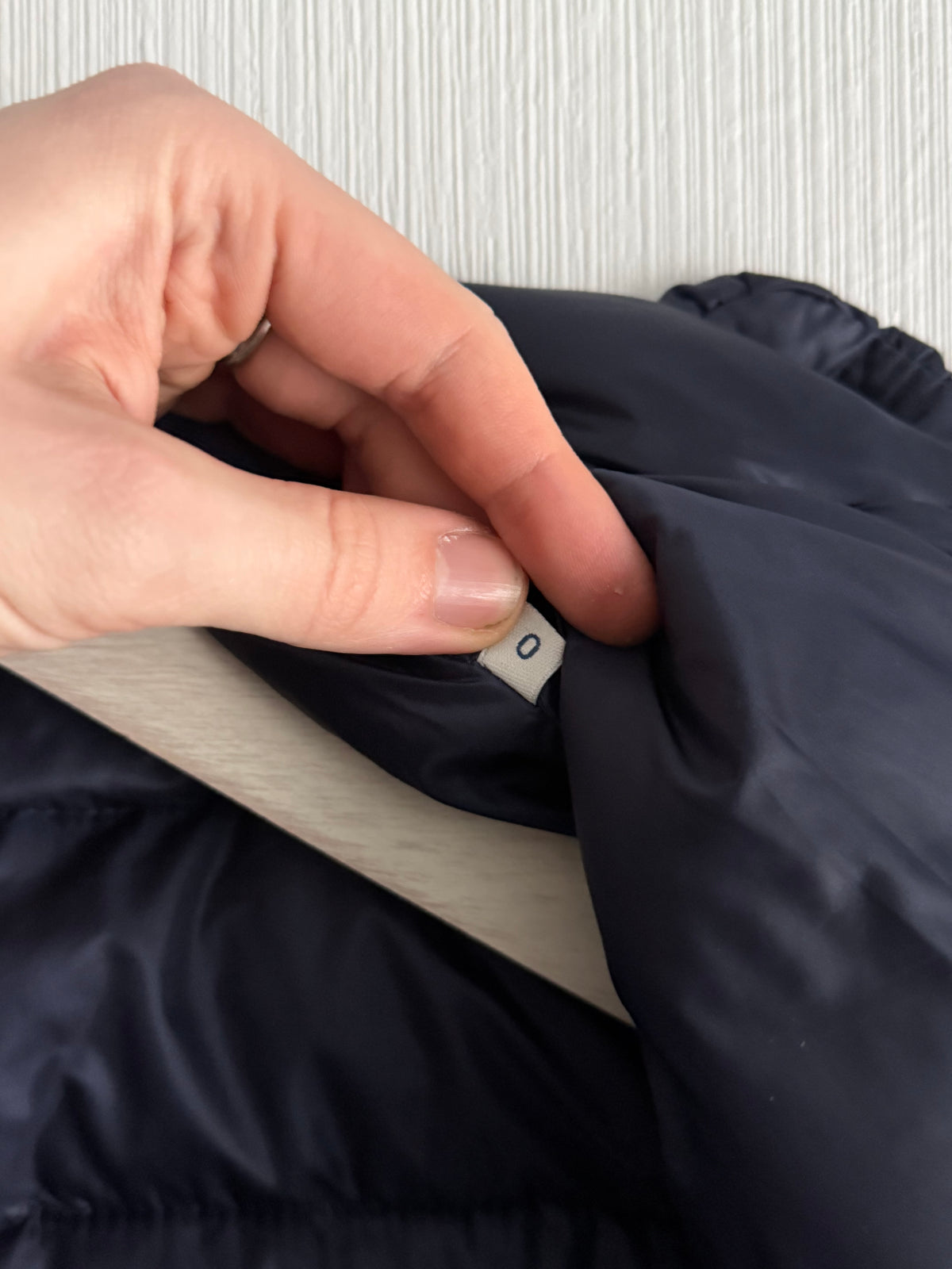 Moncler Arles Navy Down Sleeveless Jacket