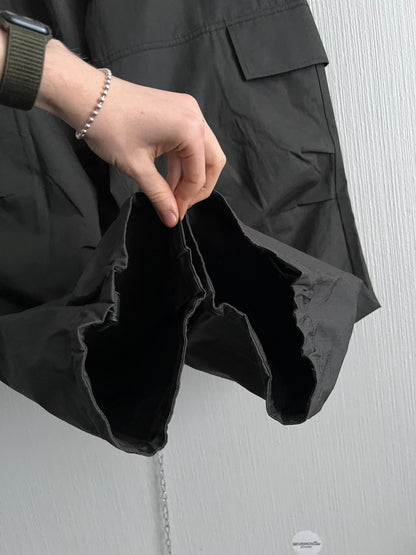 Moncler Black Cotton Mens Cargo Pants