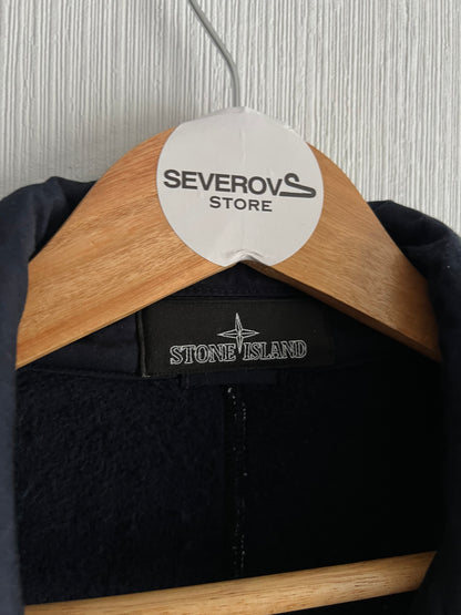 Stone Island Shadow Project AW17 Navy Teddy Fleece Zipped Blazer