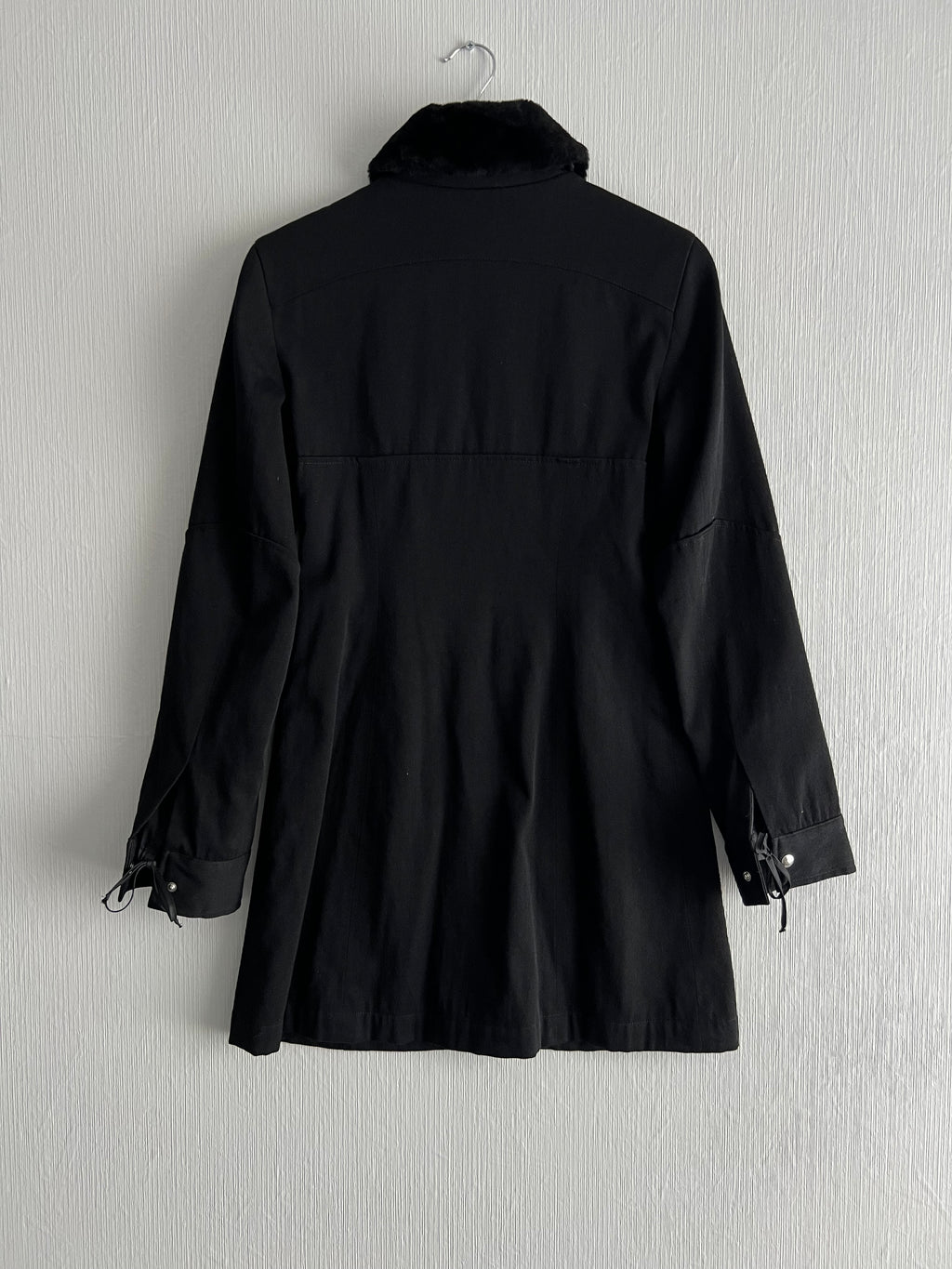 Miu Miu 00s Archive Wool Coat Bondage Belt