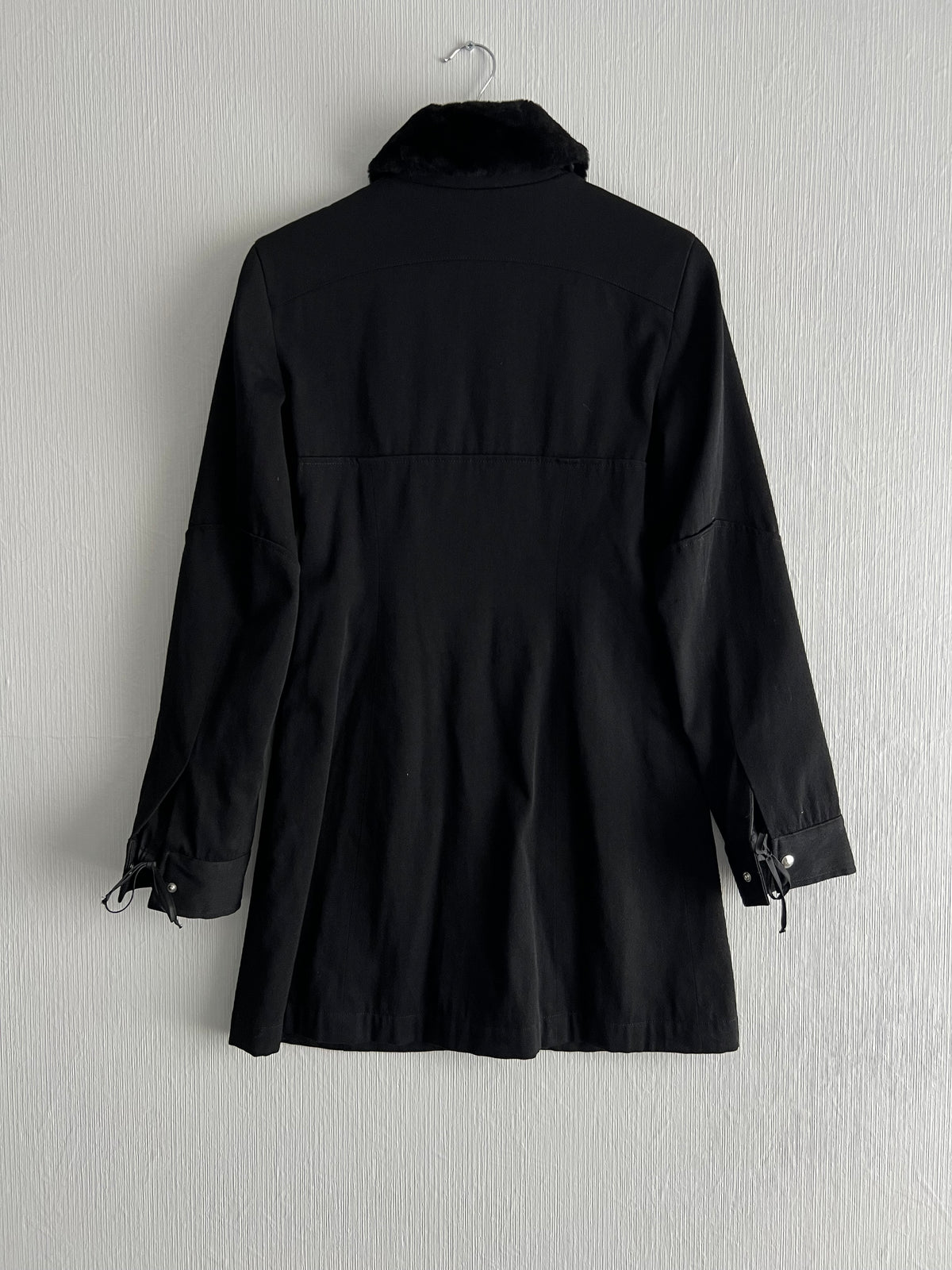 Miu Miu 00s Archive Wool Coat Bondage Belt