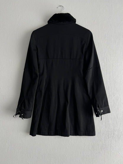 Miu Miu 00s Archive Wool Coat Bondage Belt