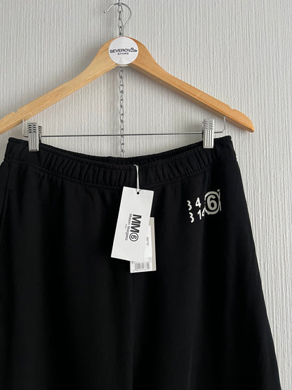 MM6 Maison Margiela Mens Baggy Black Sweatpants