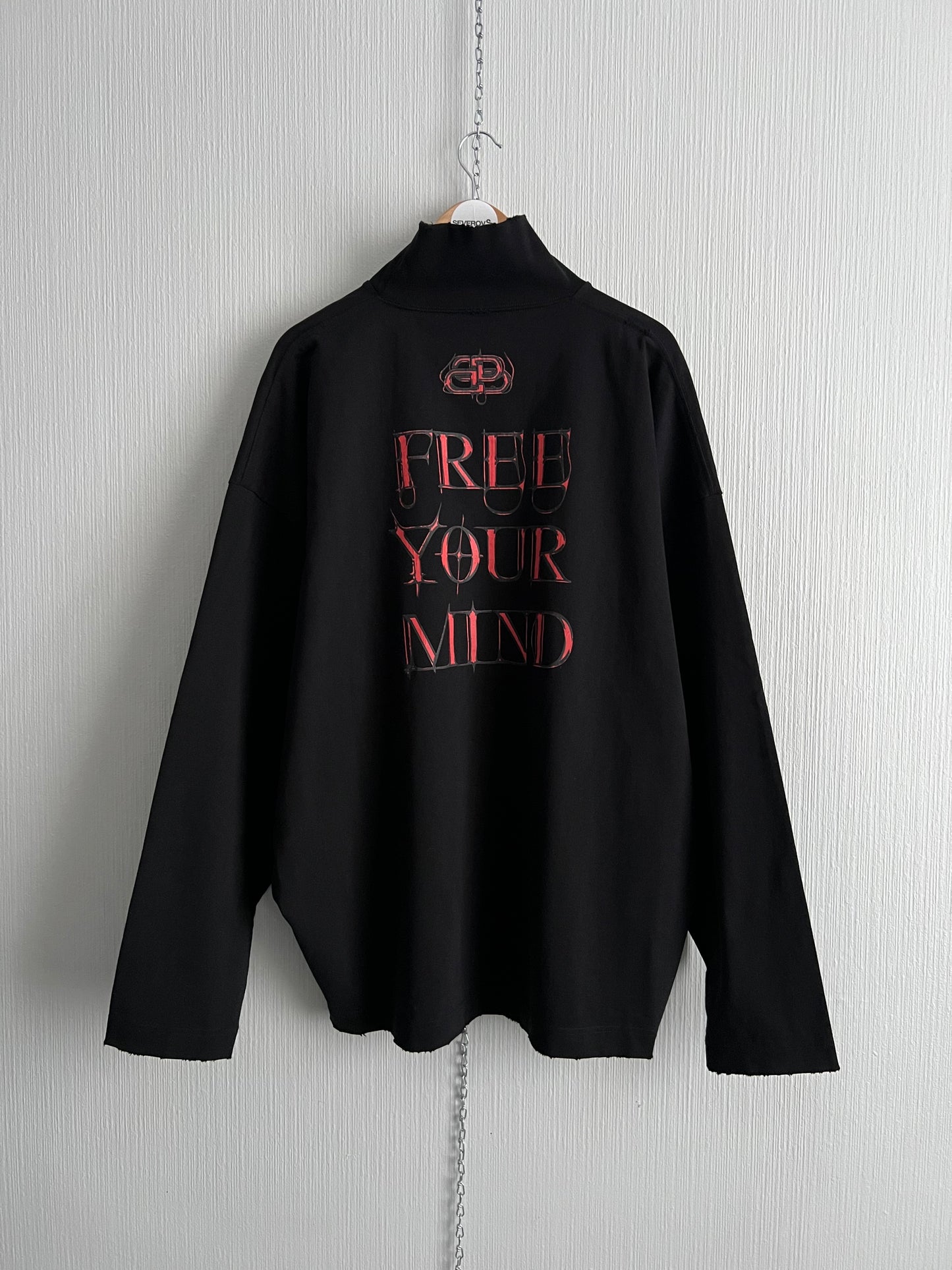 Balenciaga AW20 Free Your Mind Distressed T-shirt