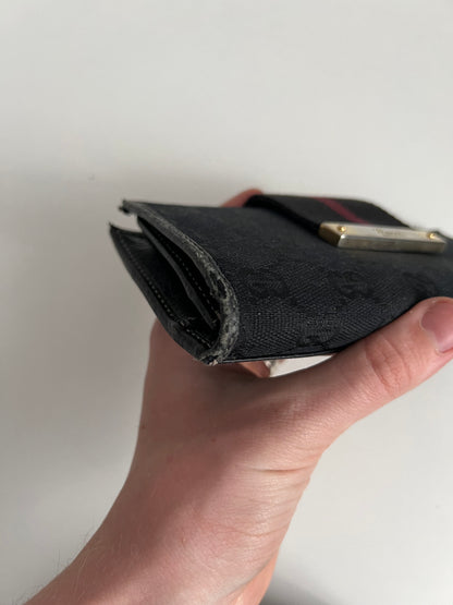 Gucci GG Monogram Calfskin Continental Wallet