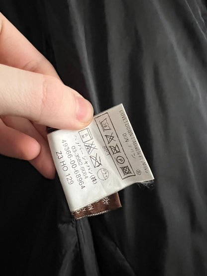 Moncler Vintage Black Down Long Jacket