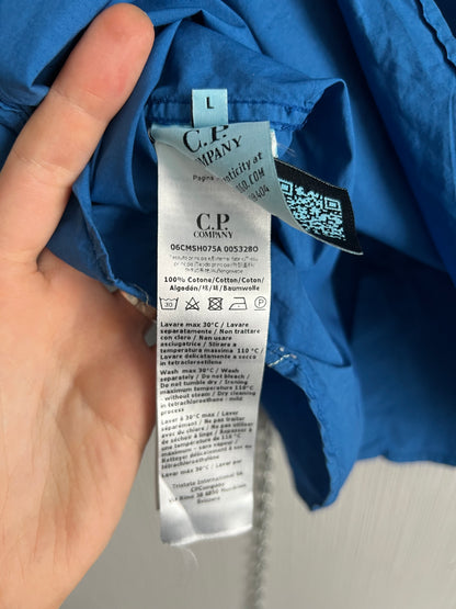 C.P. Company Mens Blue Button Up Shirt