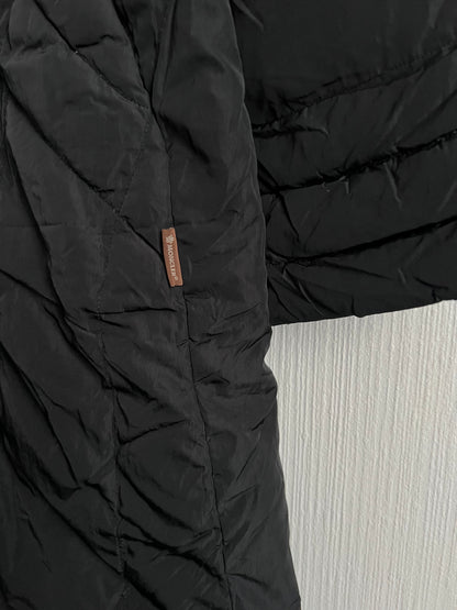 Moncler Vintage Black Down Long Jacket