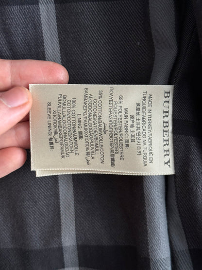 Burberry Britton Black Short Trench Coat