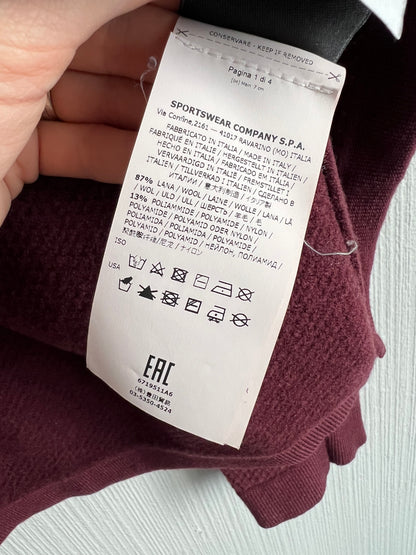 Stone Island Shadow Project
Waffle Wool Sweater In Bordeaux