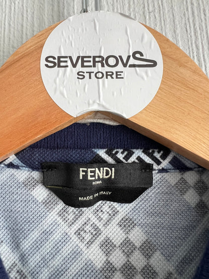 Fendi Mens Monogram Polo Shirt