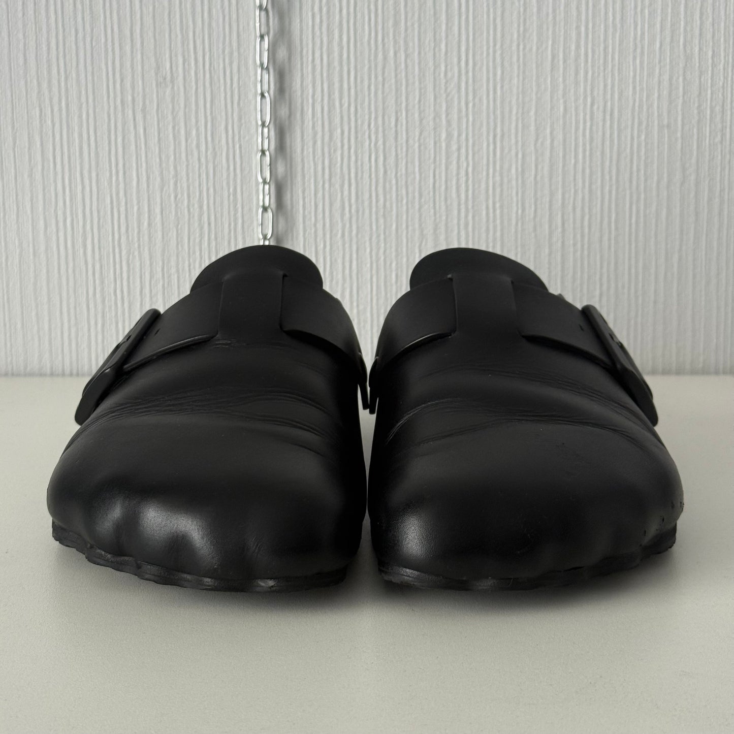 Balenciaga Sunday Black Leather Mules