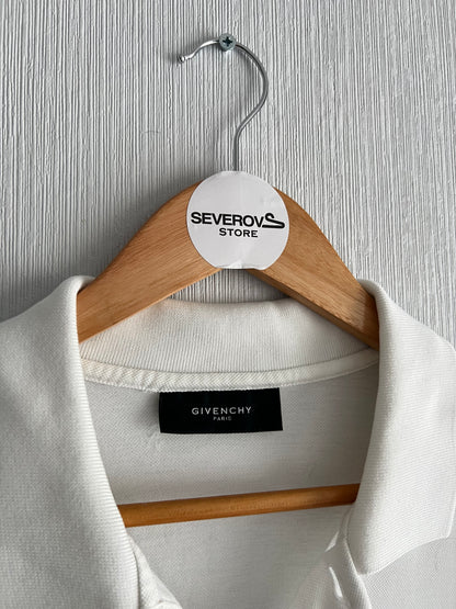 Givenchy White Cotton Polo T-shirt
