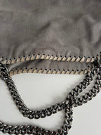 Stella McCartney Falabella Fold-Over Grey Tote Bag