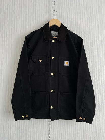 Carhartt WIP Black Canvas Mens Jacket Michigan Coat