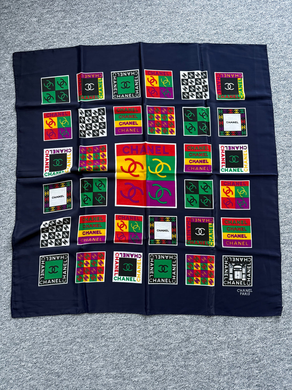 Chanel CC Squares Scarf