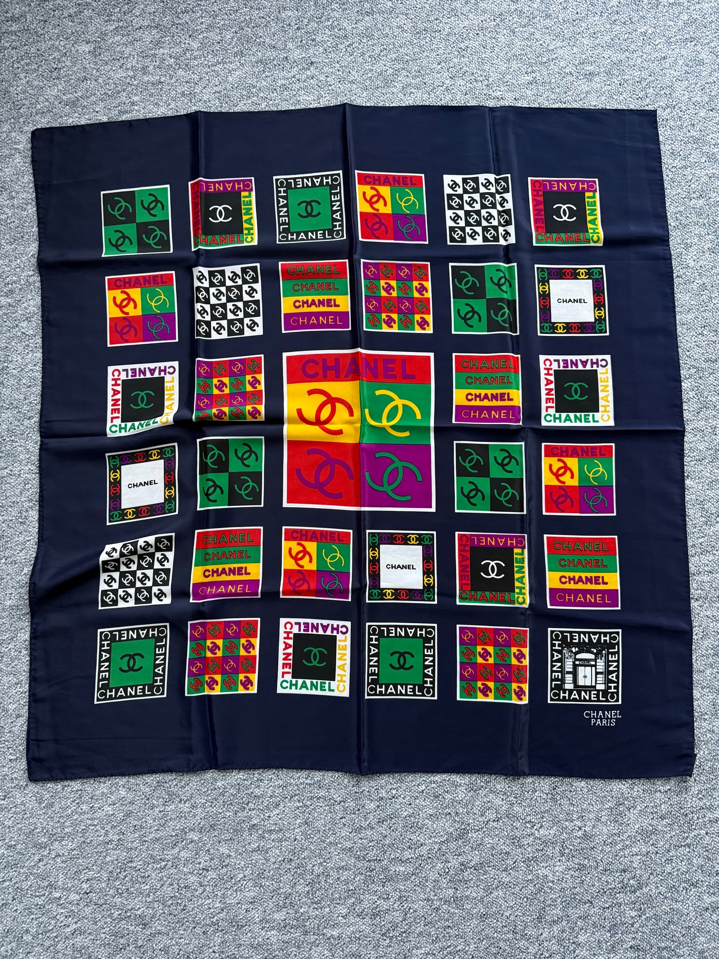 Chanel CC Squares Scarf