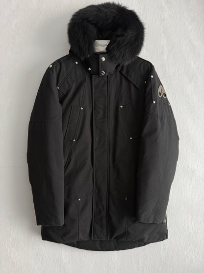 Moose Knuckles Original Stirling Parka Neoshear Jacket Black
