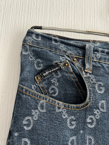 Dolce & Gabbana D&G Monogram Denim Jeans