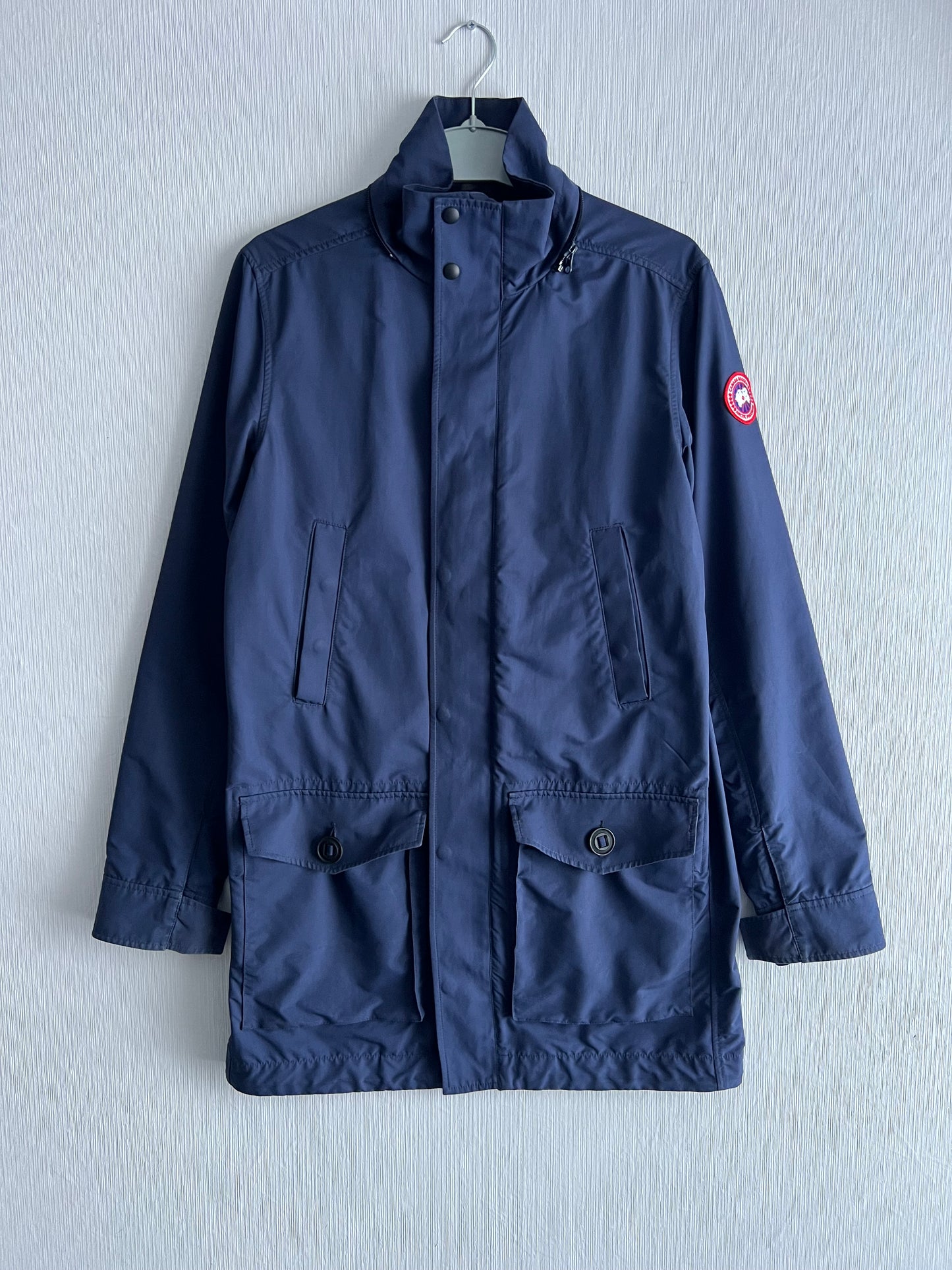 Canada Goose Mens Wind Jacket Crew Navy Trench