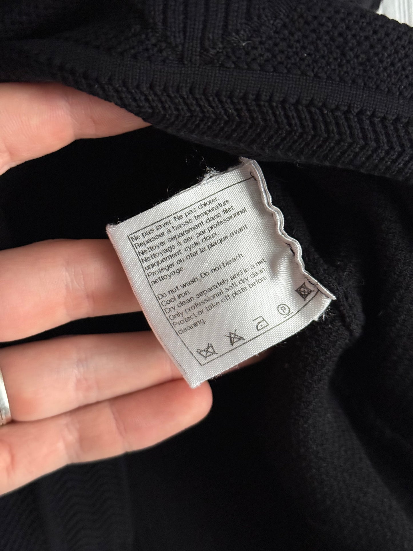 Chanel FW14 Knit Sleeveless Jumper in Black