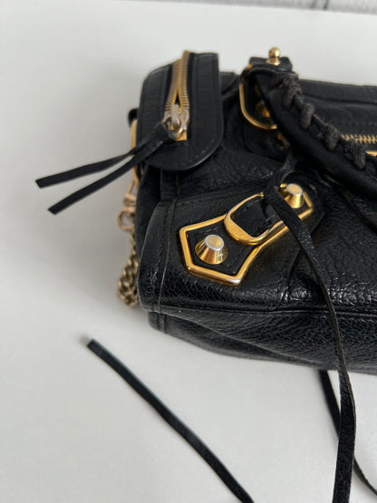 Balenciaga City Bag Mini in Black Leather