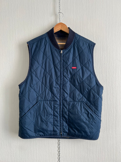 Supreme Reversible Shadow Plaid Mens Vest
