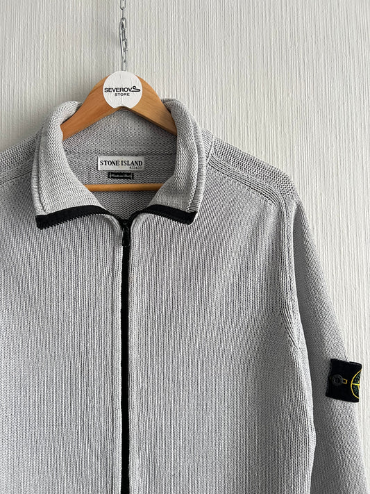 Stone Island Vintage SS2002 Knit Sweater Zip up Cardigan