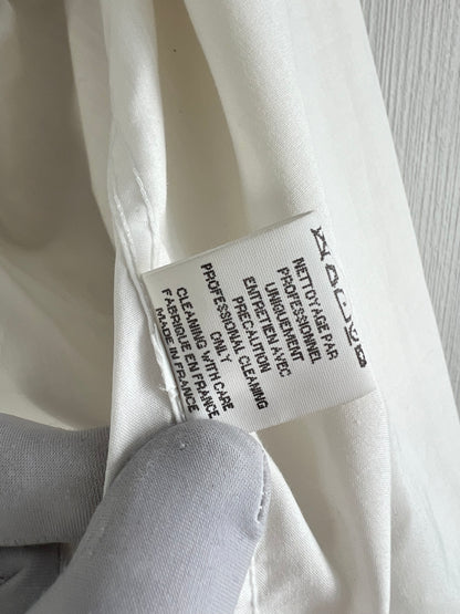 Archive Maison Margiela 0 Artisinal Line Double layered Mens Shirt with Silk Top Layer