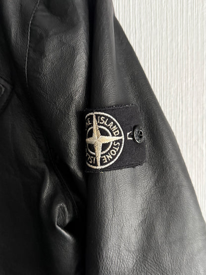 Stone Island SS10 Reversible Leather and Nylon Metal Jacket