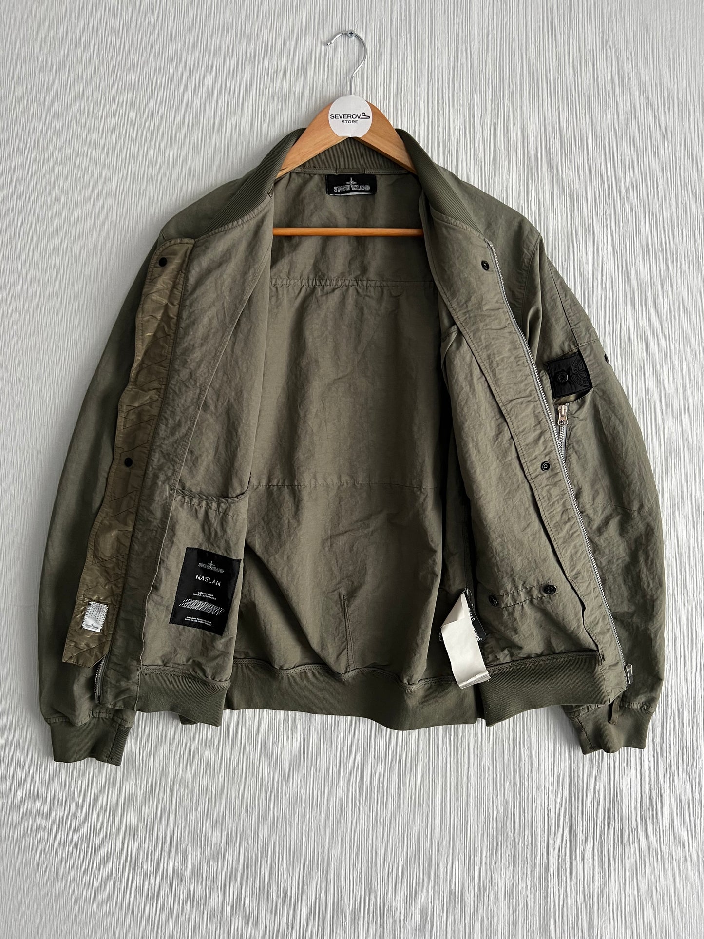 Stone Island Shadow Project SS18 Khaki Naslan Lightweight Jacket