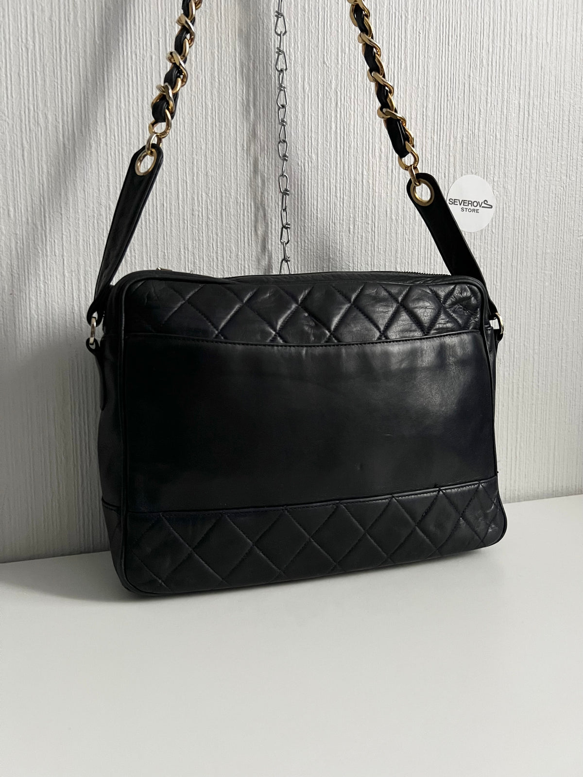 Chanel Vintage 1991 Diamond-Quilted Shoulder Bag