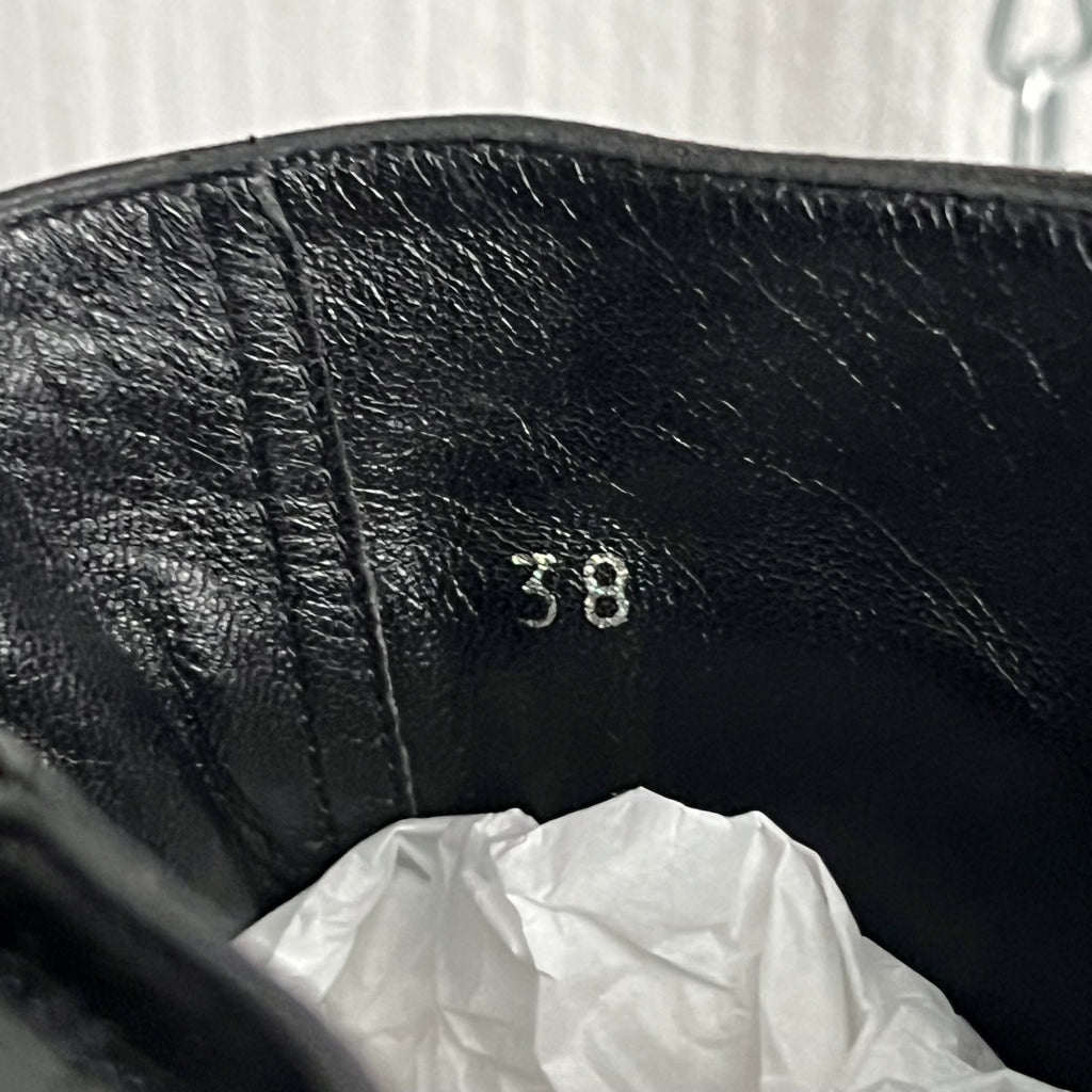 Archive Miu Miu 1999 Leather Biker Heels
