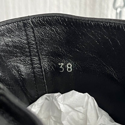 Archive Miu Miu 1999 Leather Biker Heels