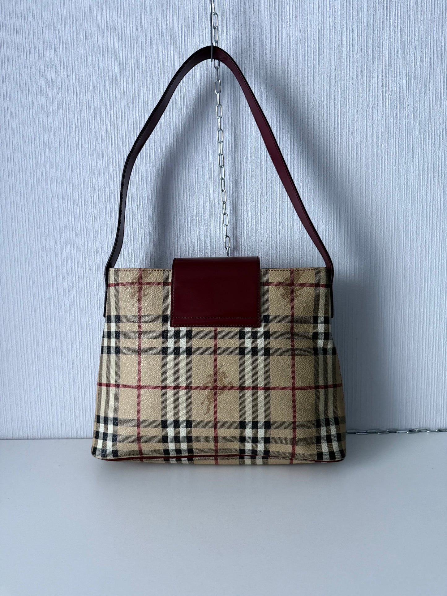 Burberry Nova Check Shoulder Bag with Wallet