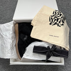 Isabel Marant Bekett Black Suede Leather Trainers Womens Shoes