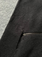 Maison Martin Margiela Line 1 Dark Grey Spiral Zipper Jumper – Fall 2012