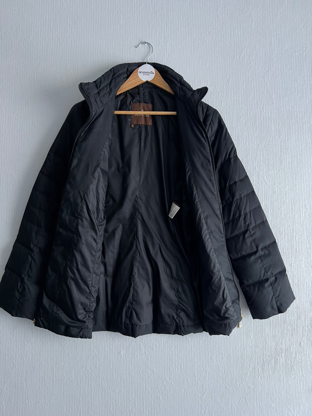 Moncler Multilogo Monogram Quilted Down Jacket