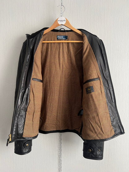 Polo Ralph Lauren Quilted Lambskin Leather Jacket