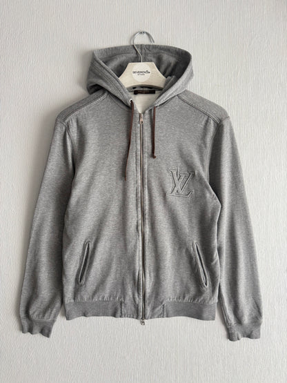 Louis Vuitton LV Logo Grey Hoodie