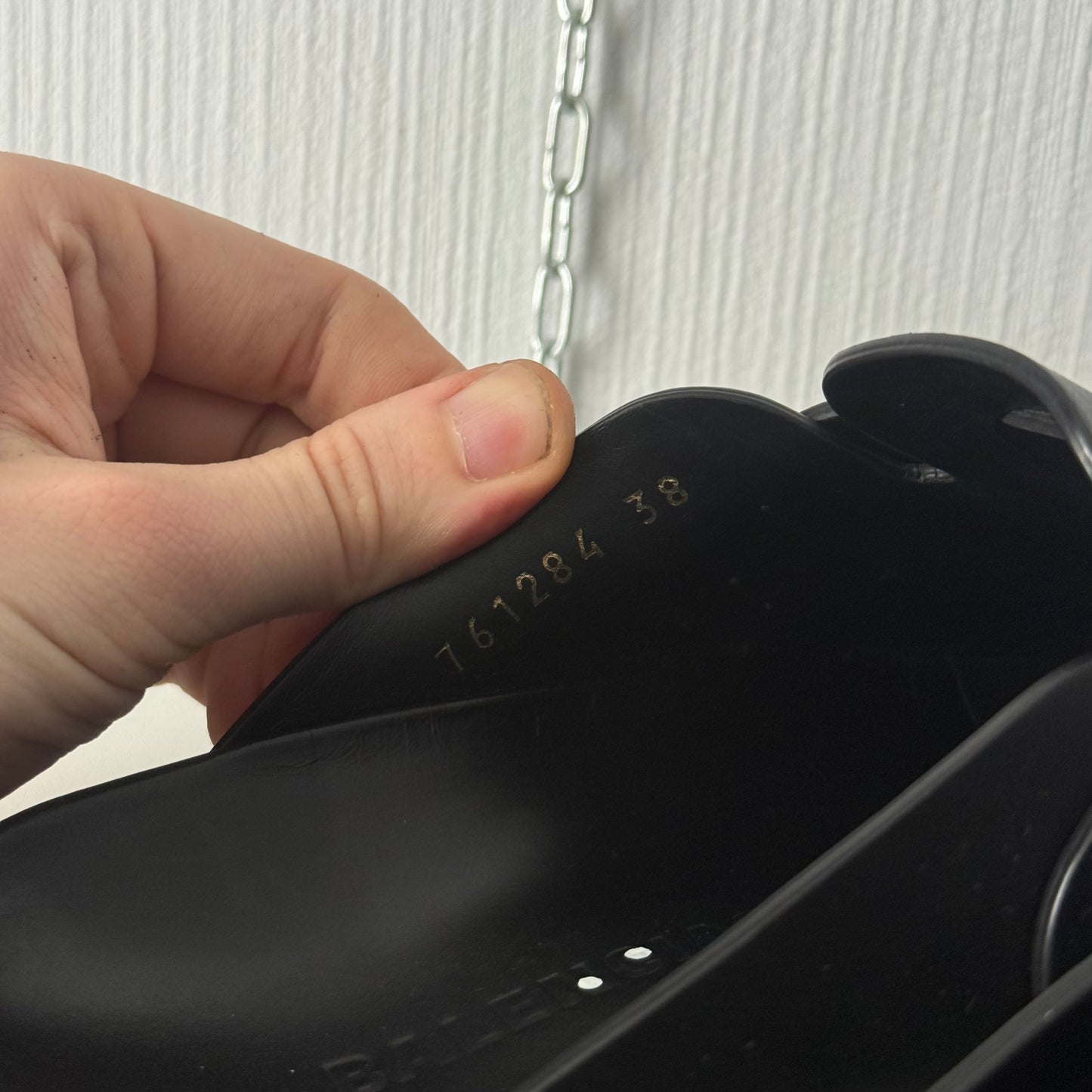 Balenciaga Sunday Black Leather Mules