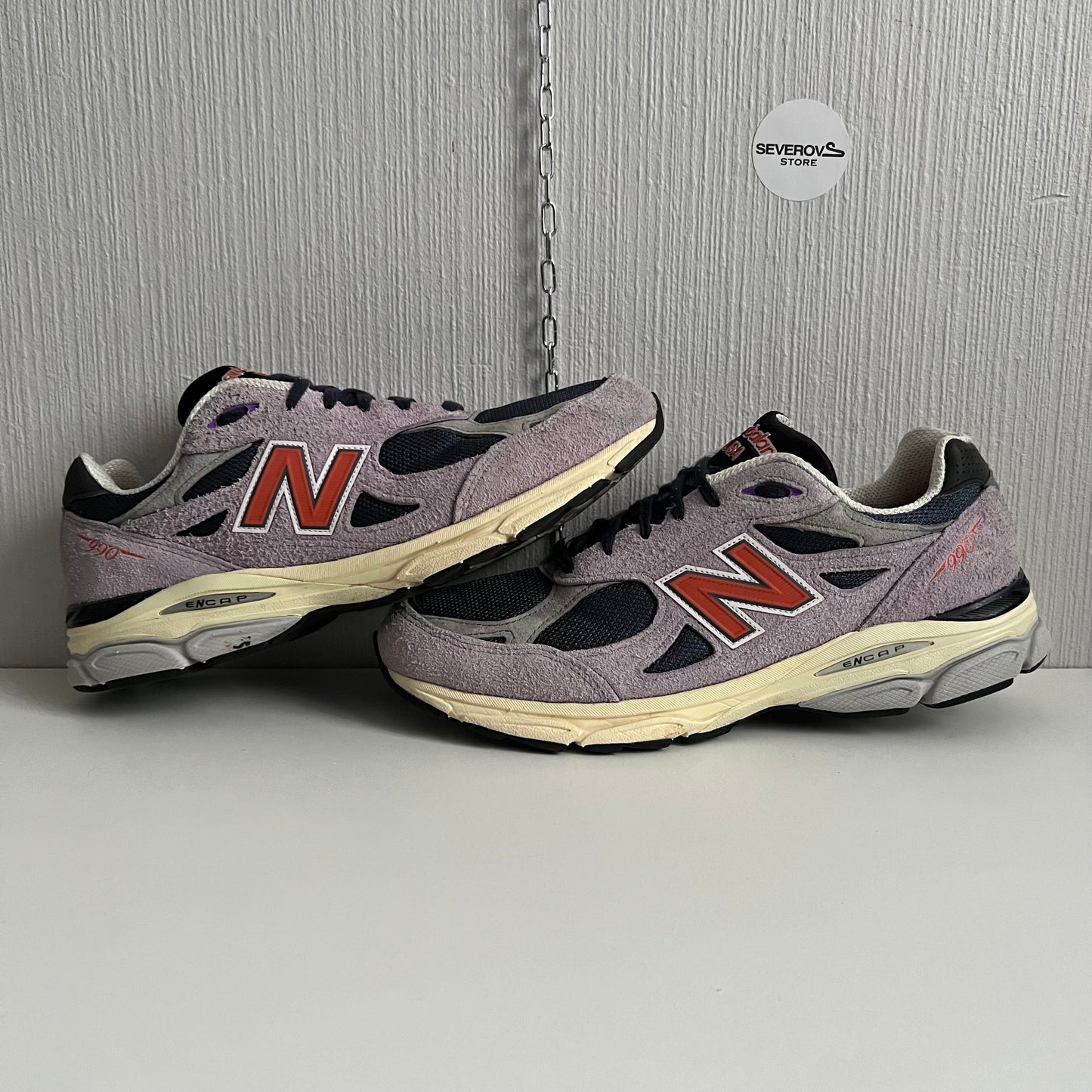 New Balance 990v3 Made in USA Raw Amethyst Shoes
