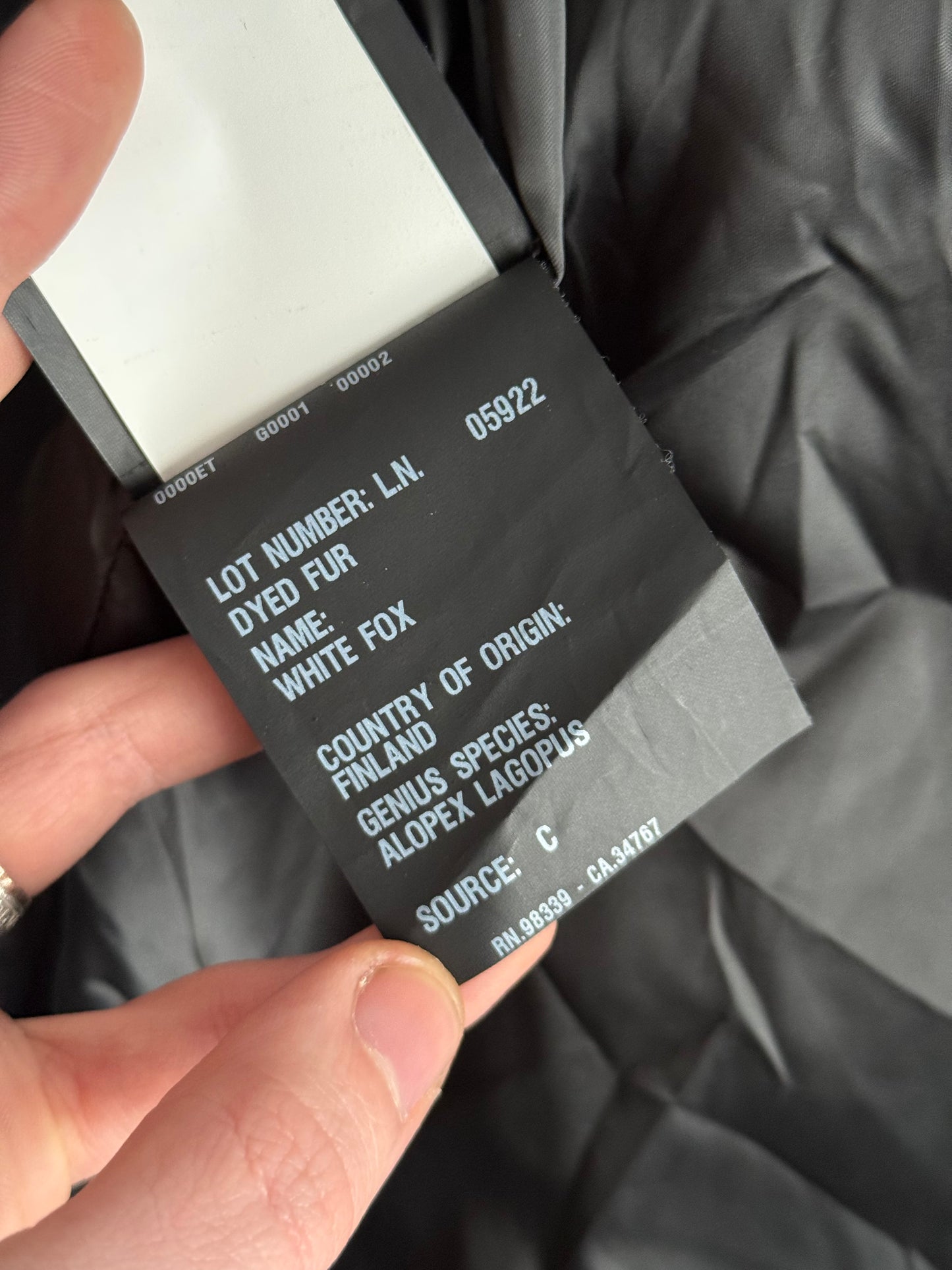 Prada Puffer Down Long Jacket Real Fox Gray Fur Collar