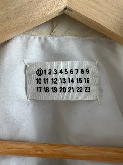 Archive Maison Margiela 0 Artisinal Line Double layered Mens Shirt with Silk Top Layer