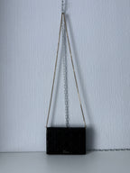 Christian Dior Lady Dior Patent Black Leather Bag