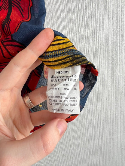 Vintage JPG Jean Paul Gaultier Mesh Top Womans Shirt