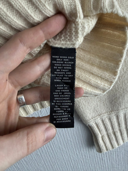 Polo Ralph Lauren American Flag Cream Wool Sweater